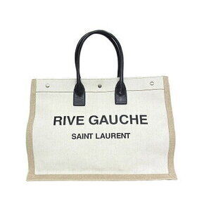 Saint Laurent Rive Gauche Tote Bag Natural Gray